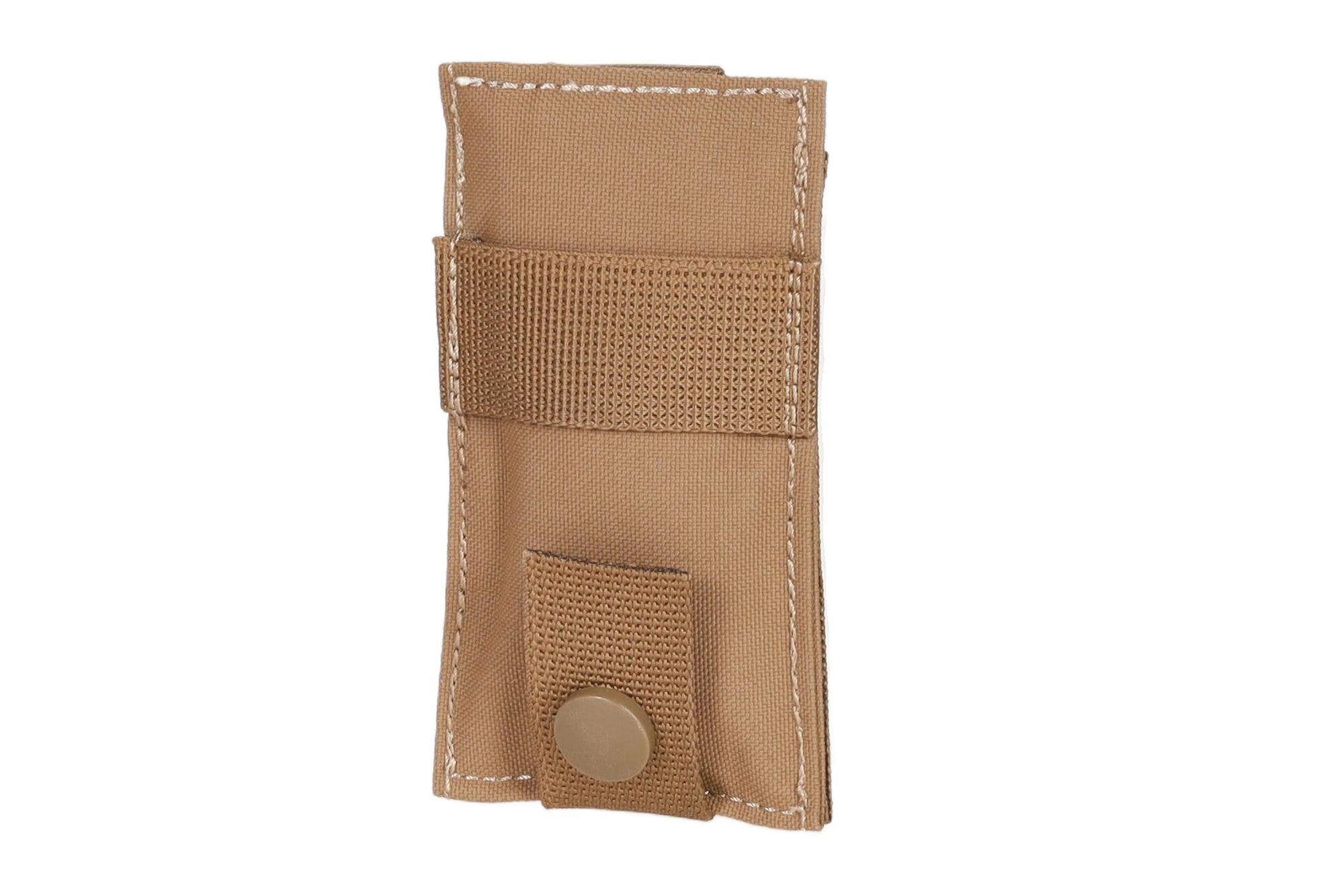 SATAC Pouch With Red Hit Marker In Coyote Brown MOLLE Compatible 500D CORUND Durable Construction