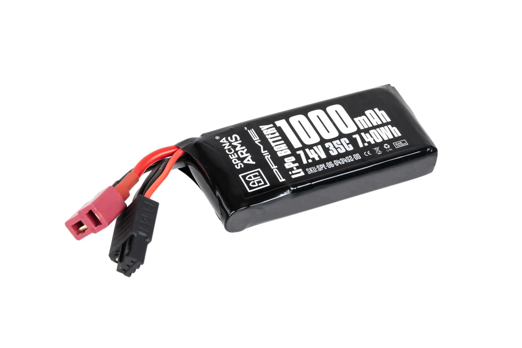 LiPo Battery 1000 mAh 35C PEQ 7.4V T-Deans G-Tech