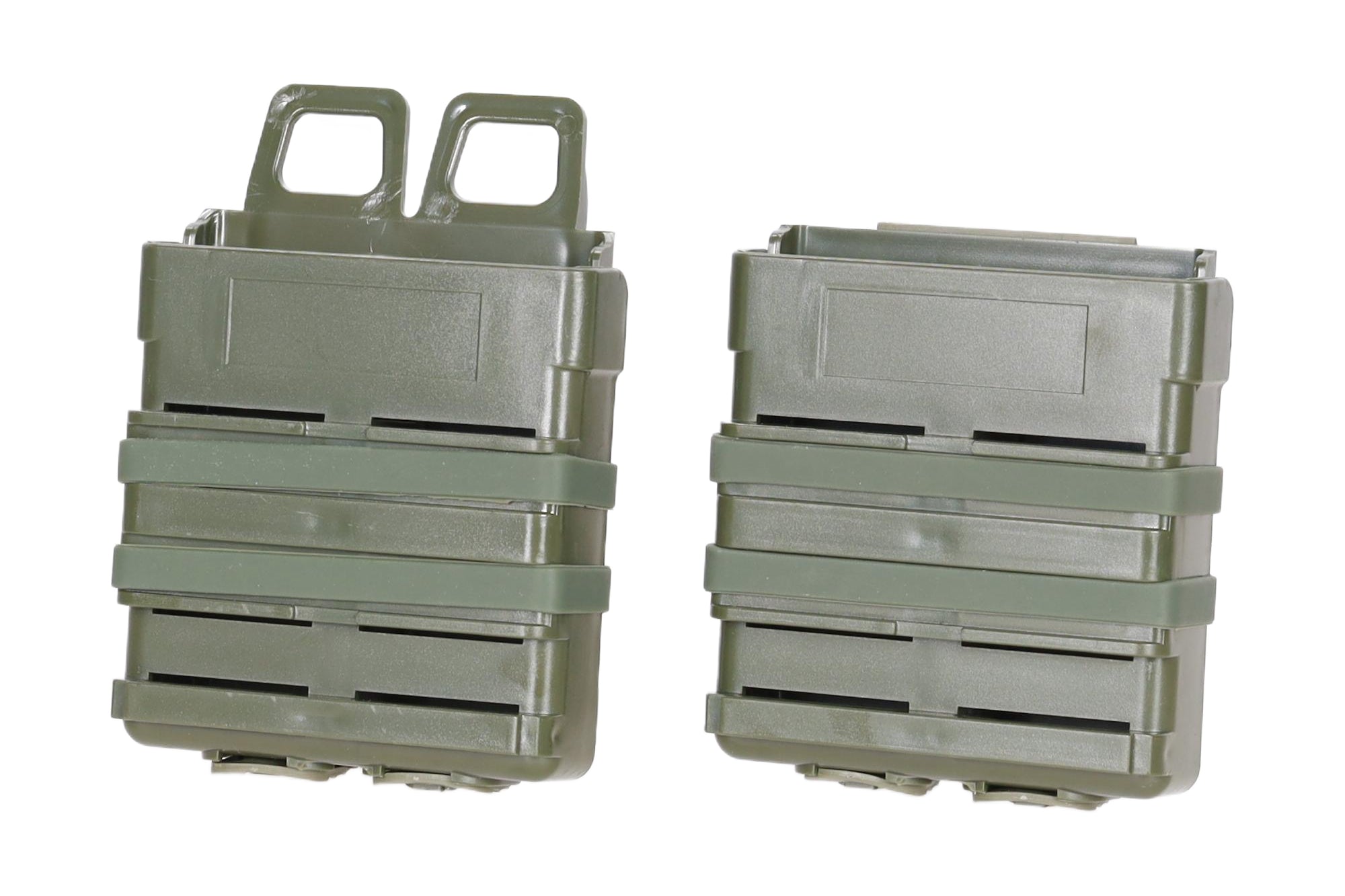 SaTac Open III L Olive Double Magazine Loader For 7.62mm Magazines Durable Polymer