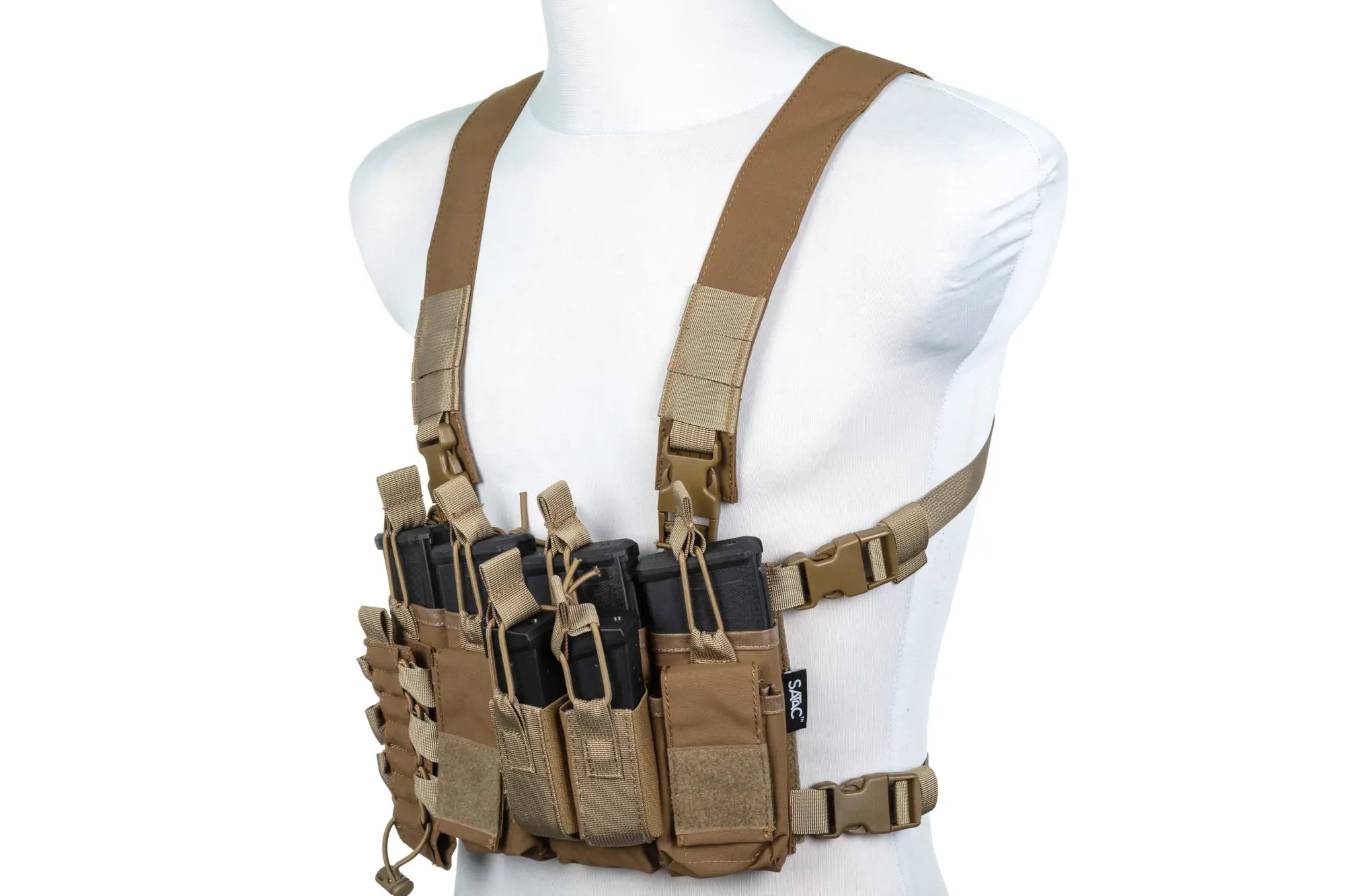 Tactical Adaptive Chest Rig Vest - Tan