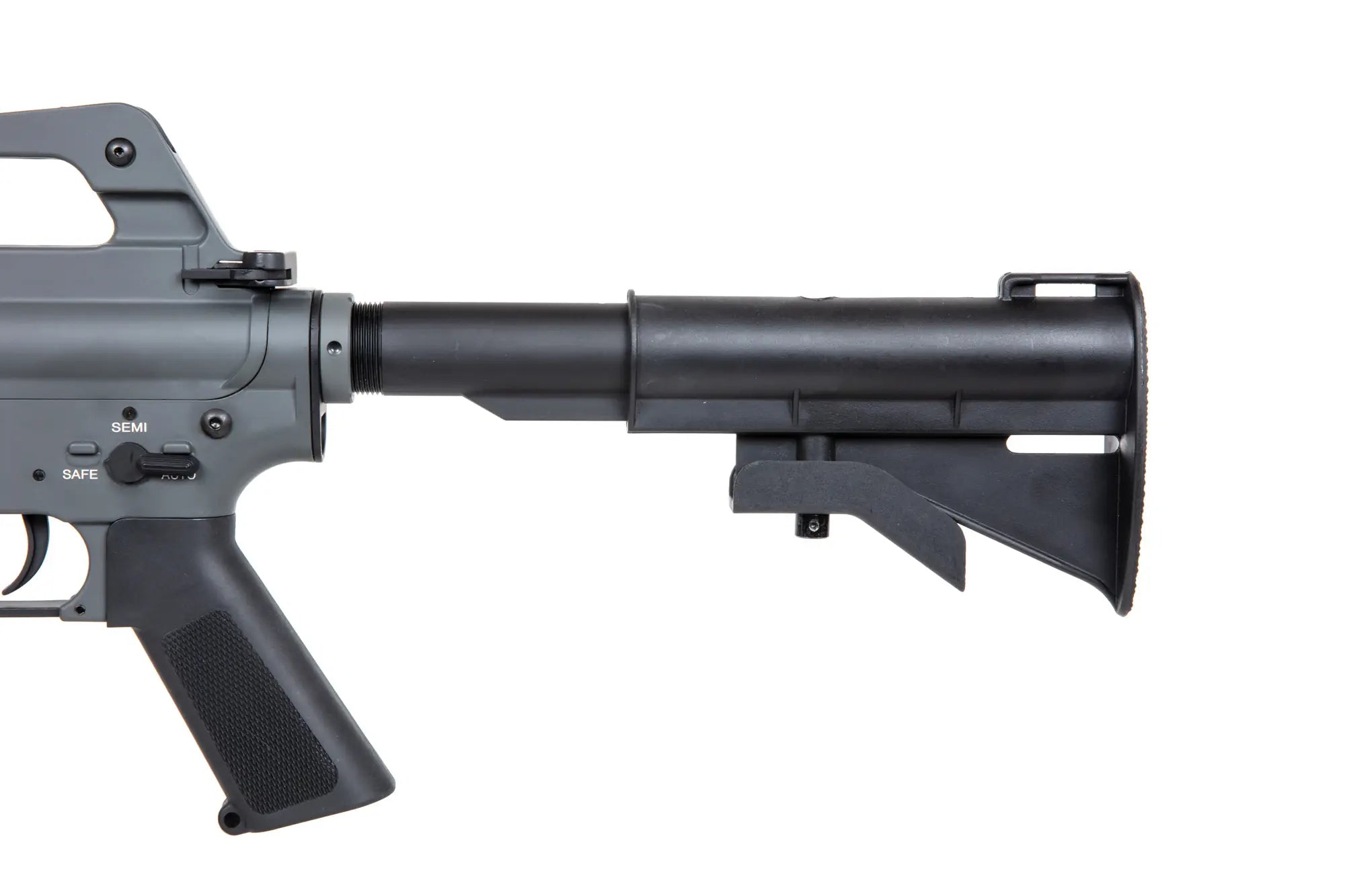 XM177 + M203 airsoft grenade launcher (EC-704) Grey