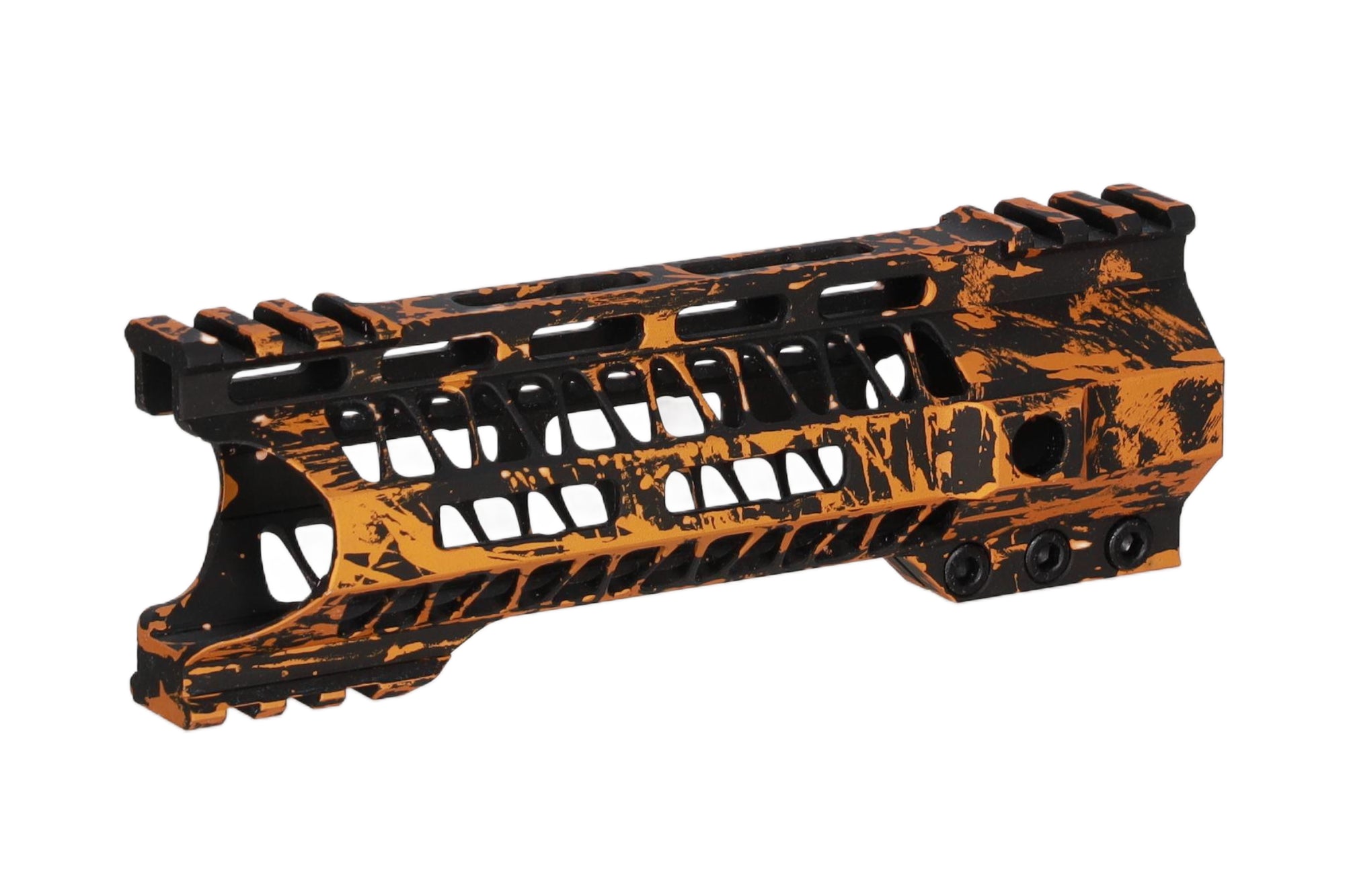 Specna Arms x Mancraft CNC Speedsoft Splash Anodised kit for M4/M16 replicas Black-Orange-8