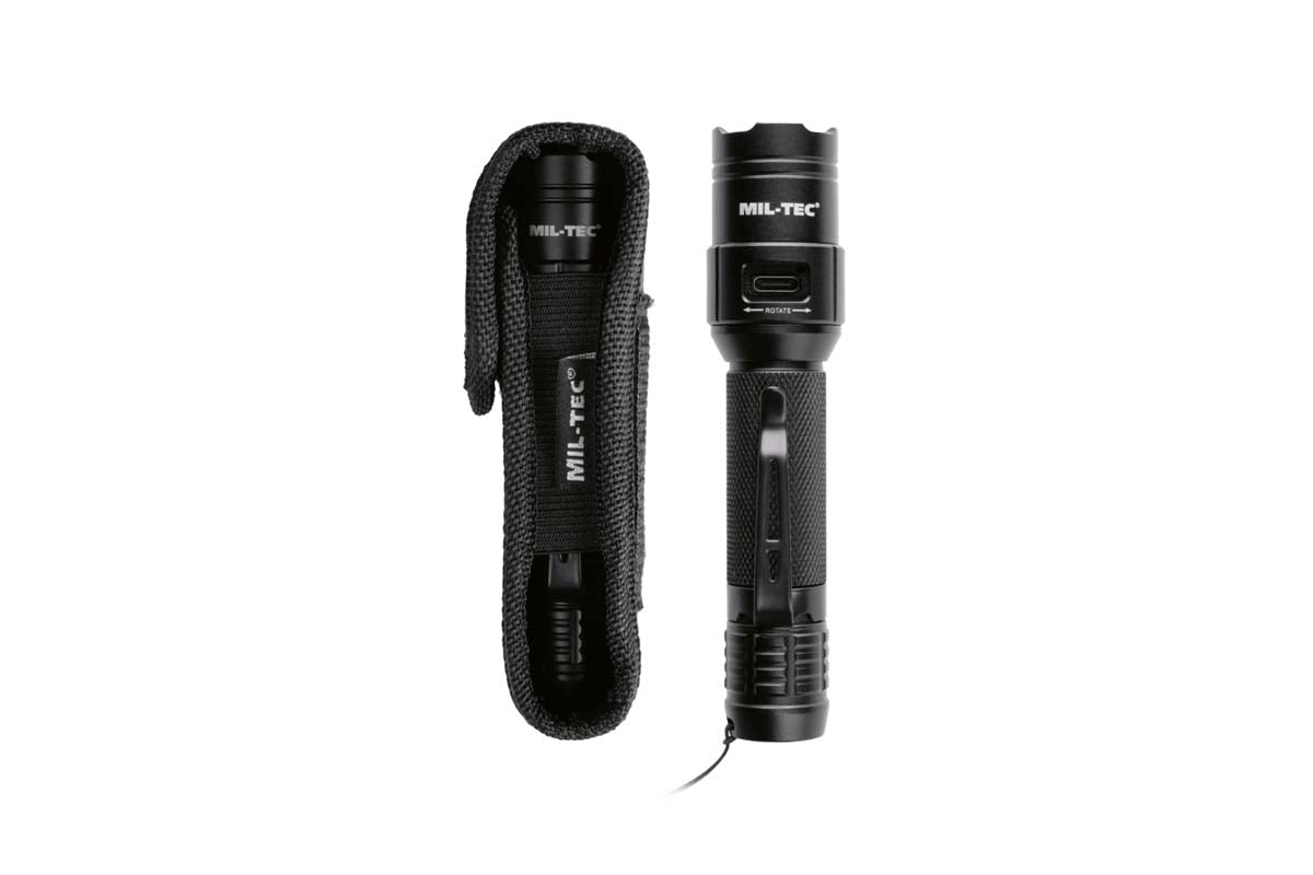 Mini Tactical Flashlight Rechargeable