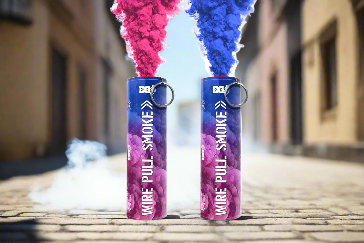 WP40 Wire Pull Smoke Grenade - GENDER REVEAL Fumogeni ENOLA GAYE