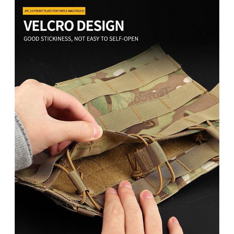 JPC vest 2.0 front accessory package standard triple package - TAN