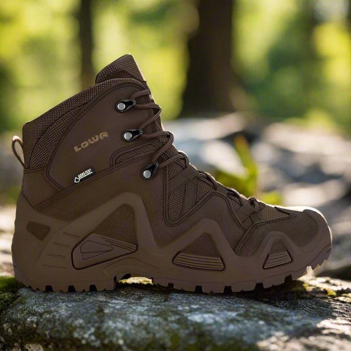 Zephyr GTX MID TF Boots Dark Brown LOWA Footwear