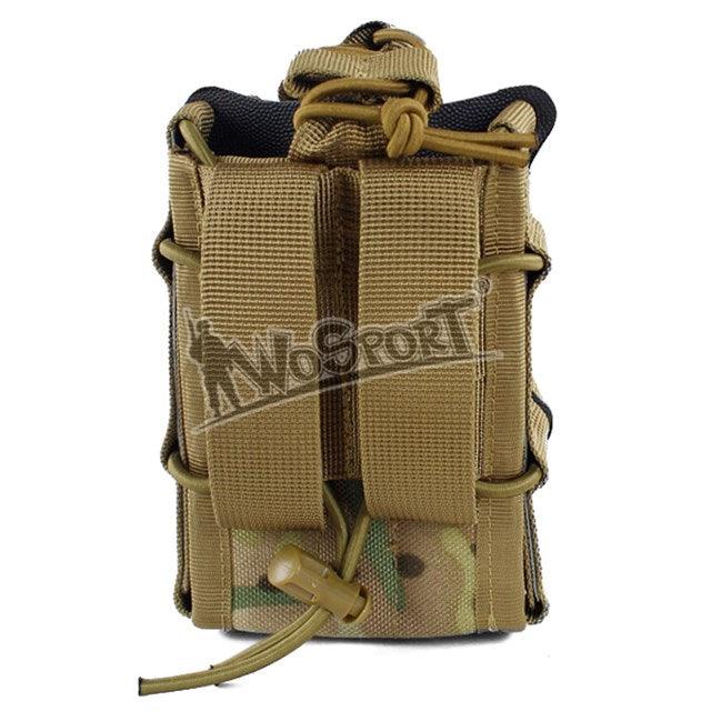 Open double M4 mag pouch - Black