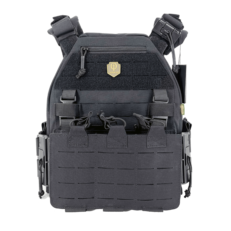 MQR Tactical vest-Conquer Tactical-Nero-