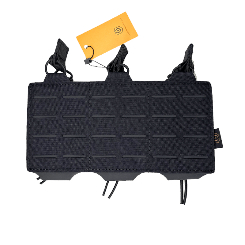 Triple Rifle Mag Pouch-Conquer Tactical-Nero-