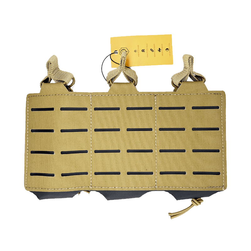 Triple Rifle Mag Pouch-Conquer Tactical-Coyote Brown-