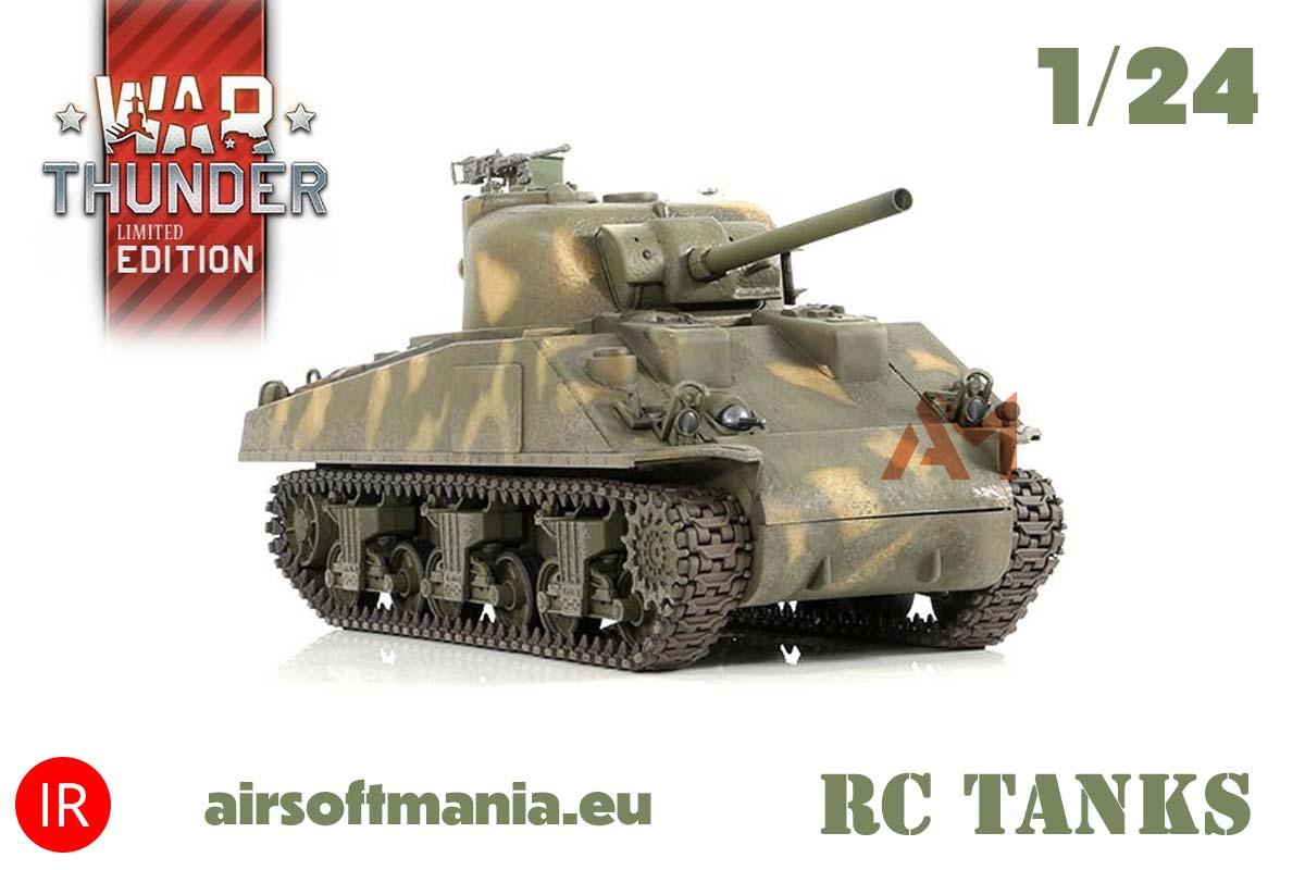 War Thunder 1/24 RC Sherman Ir Set