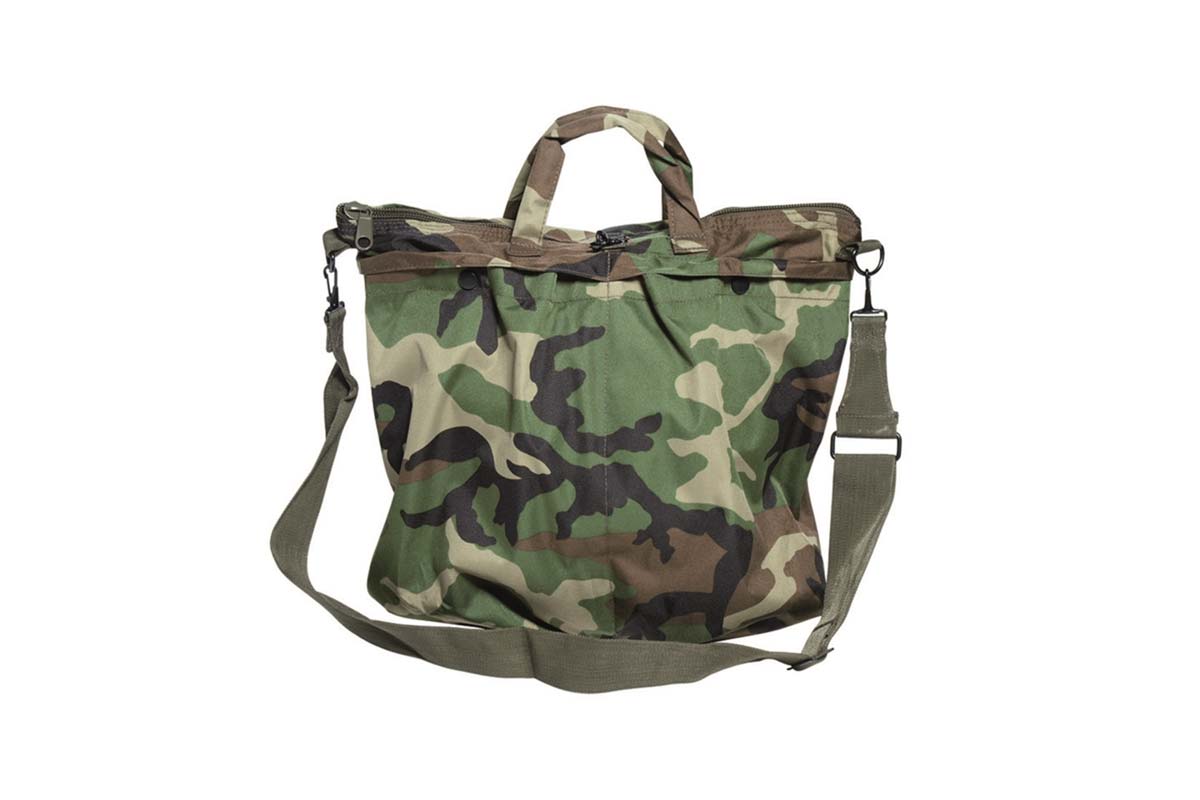 US Pilot Helmt bag - Woodland