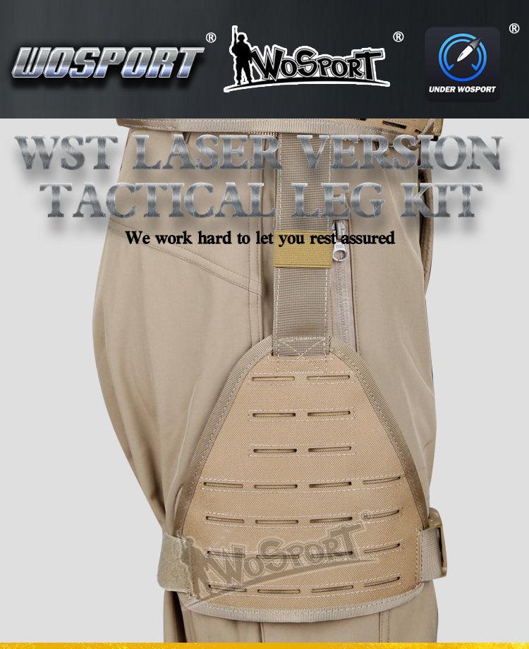 WST Tactical leg panel laser cut - OD