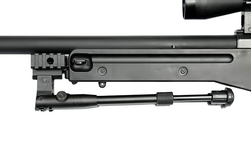 Warrior I sniper rifle replica (with scope and bipod) - black by WELL on Airsoft Mania Europe