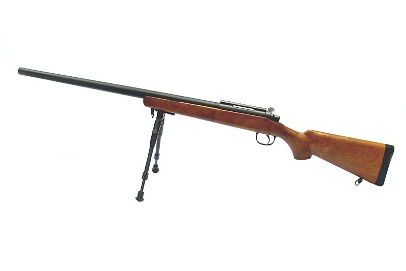 MB03 (wood) + bipod by WELL on Airsoft Mania Europe