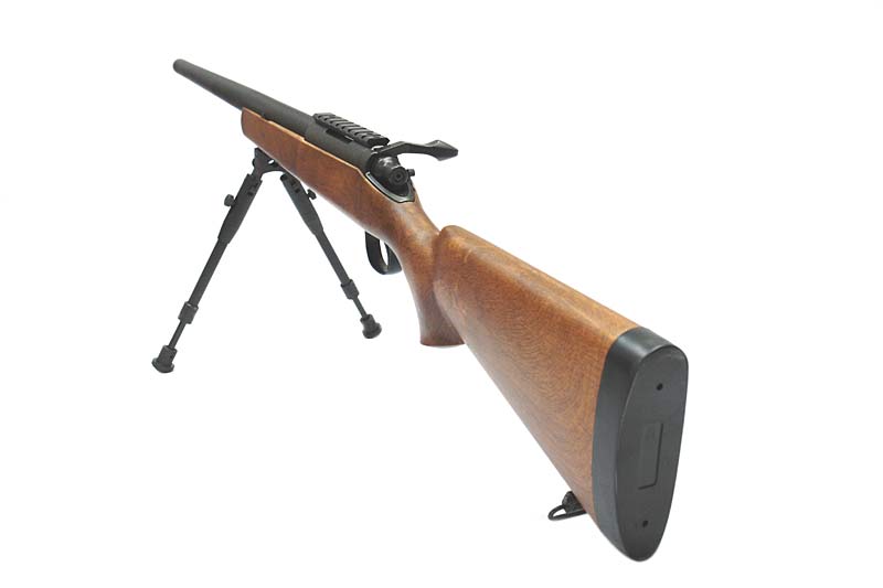 MB03 (wood) + bipod by WELL on Airsoft Mania Europe