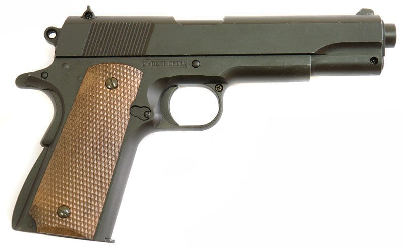 M1911-A1 bb Spring Powered Pistol - Full Metal