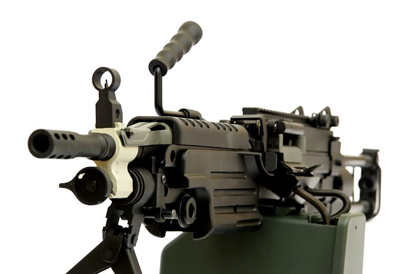H.M.G. PARA Machinegun replica - black by A&K on Airsoft Mania Europe