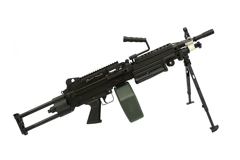 H.M.G. PARA Machinegun replica - black by A&K on Airsoft Mania Europe