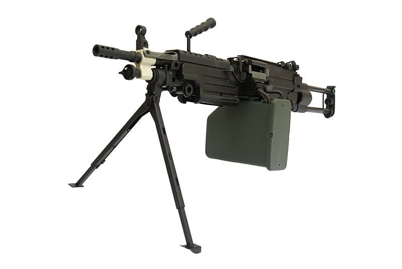 H.M.G. PARA Machinegun replica - black by A&K on Airsoft Mania Europe