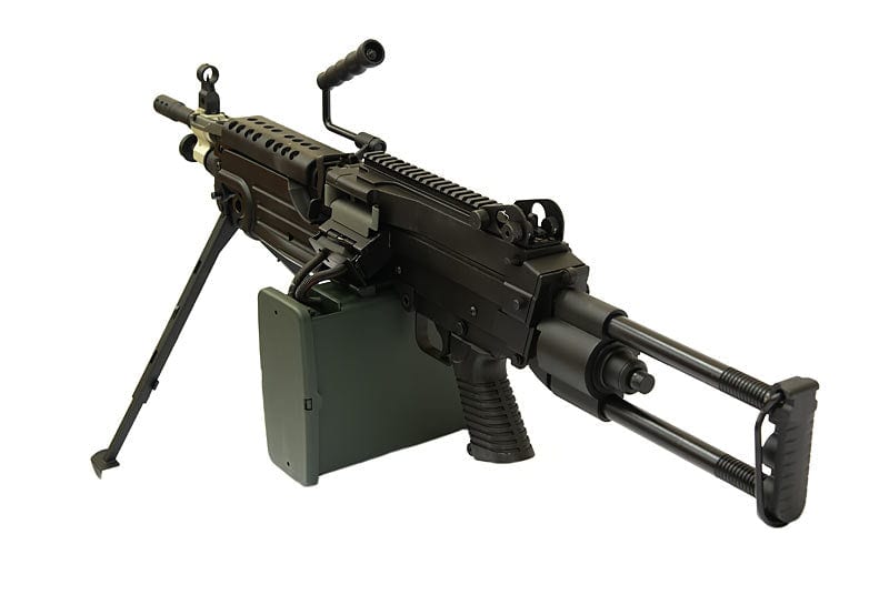 H.M.G. PARA Machinegun replica - black by A&K on Airsoft Mania Europe