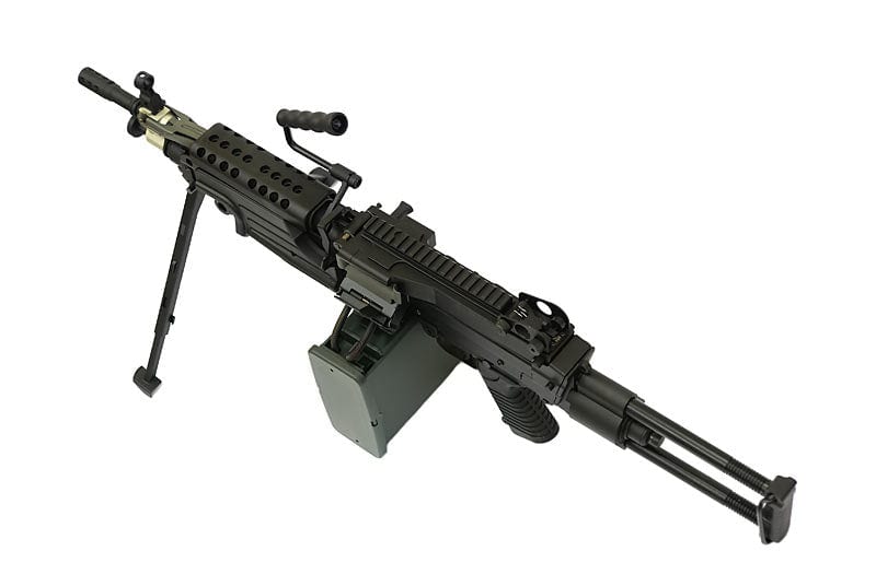 H.M.G. PARA Machinegun replica - black by A&K on Airsoft Mania Europe