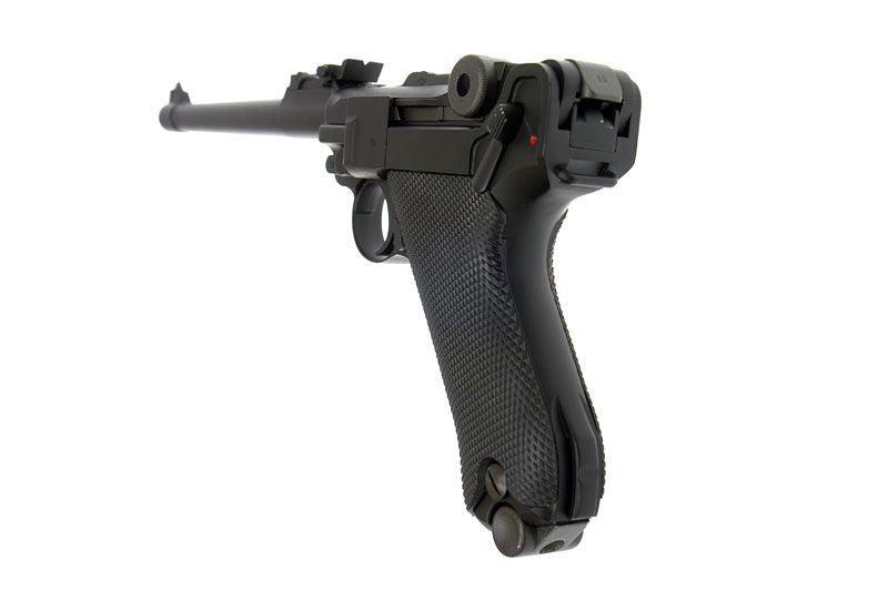 Pistol 08 L Parabellum green gas pistol replica by WE on Airsoft Mania Europe