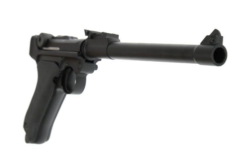 Pistol 08 L Parabellum green gas pistol replica by WE on Airsoft Mania Europe