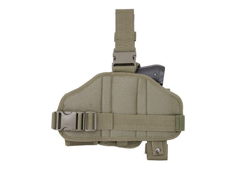 Modular leg panel with holster - green