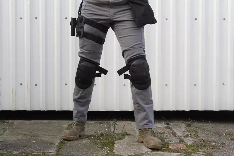 Set of knee protection pads - sand