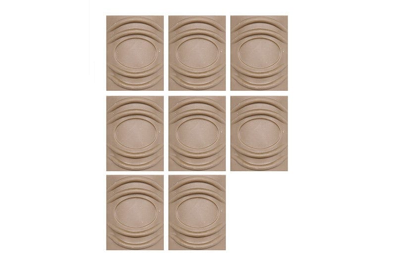 Set of short R.I.S. rail covers (10 pcs)