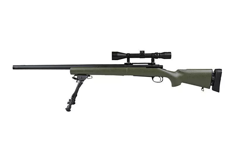 SW-04 sniper rifle (with scope and bipod) - Olive Drab