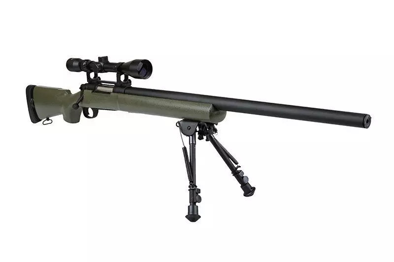 SW-04 sniper rifle (with scope and bipod) - Olive Drab
