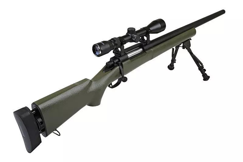 SW-04 sniper rifle (with scope and bipod) - Olive Drab