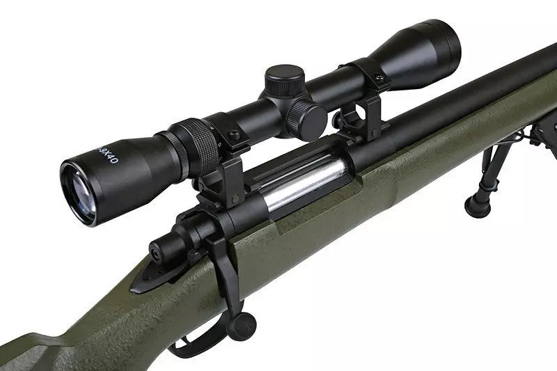 SW-04 sniper rifle (with scope and bipod) - Olive Drab