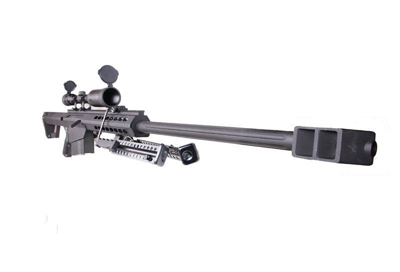 Sniper bb Gun Barrett M82A1 SW-02A scope and bipod - black