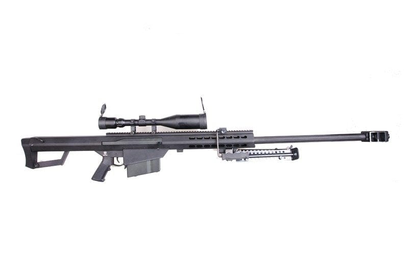 Sniper bb Gun Barrett M82A1 SW-02A scope and bipod - black