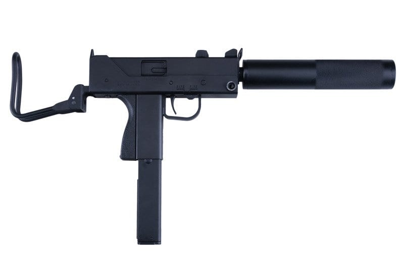 Ingram M10 submachine gun with silencer