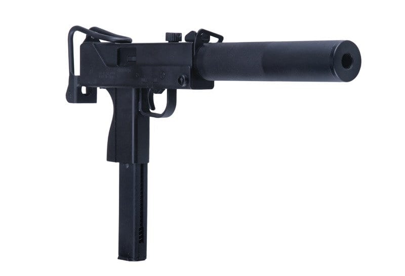 Ingram M10 submachine gun with silencer