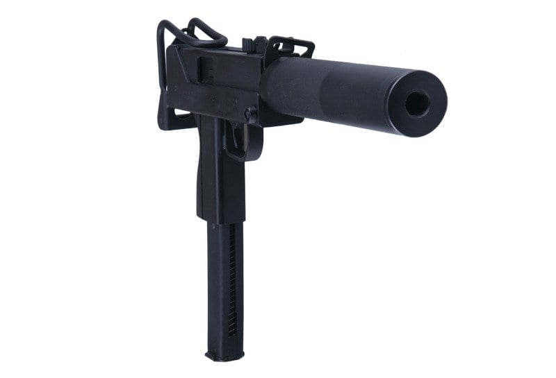 Ingram M10 submachine gun with silencer