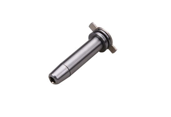 Reinforced, bearing-mounted spring guide v.3