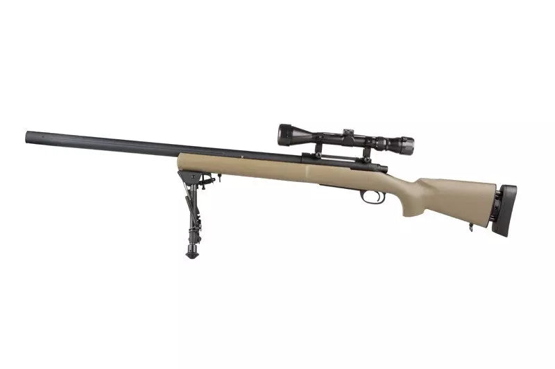 SW-04 sniper rifle (with scope and bipod) - tan