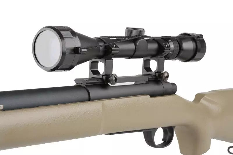 SW-04 sniper rifle (with scope and bipod) - tan