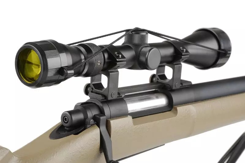 SW-04 sniper rifle (with scope and bipod) - tan