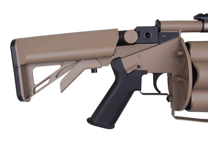 ICS-191 GLM grenade launcher replica by ICS on Airsoft Mania Europe