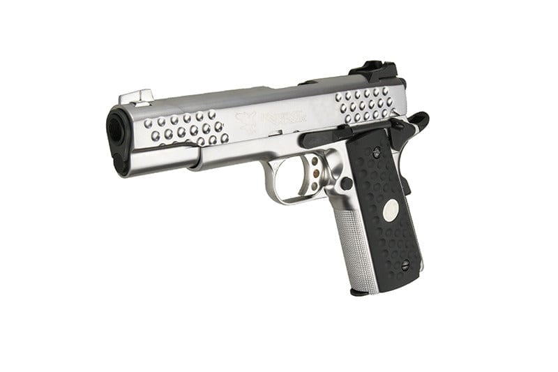 Knight Hawk pistol replica - Silver by WE on Airsoft Mania Europe