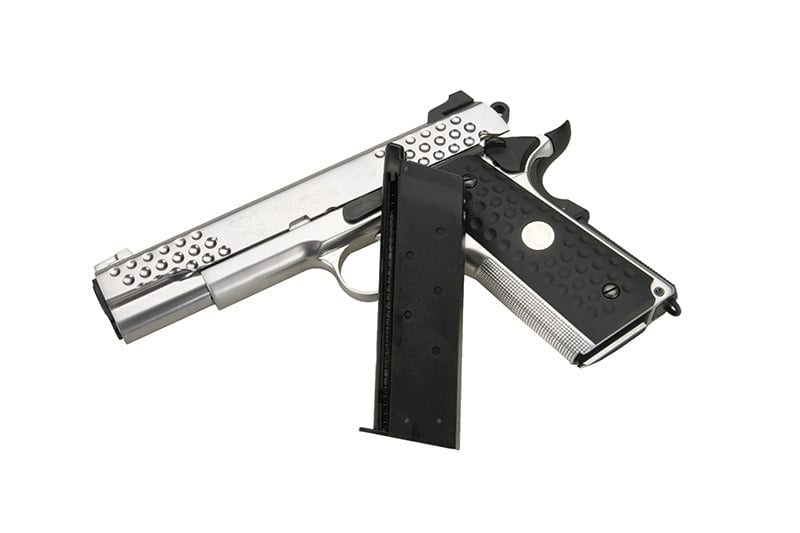 Knight Hawk pistol replica - Silver by WE on Airsoft Mania Europe