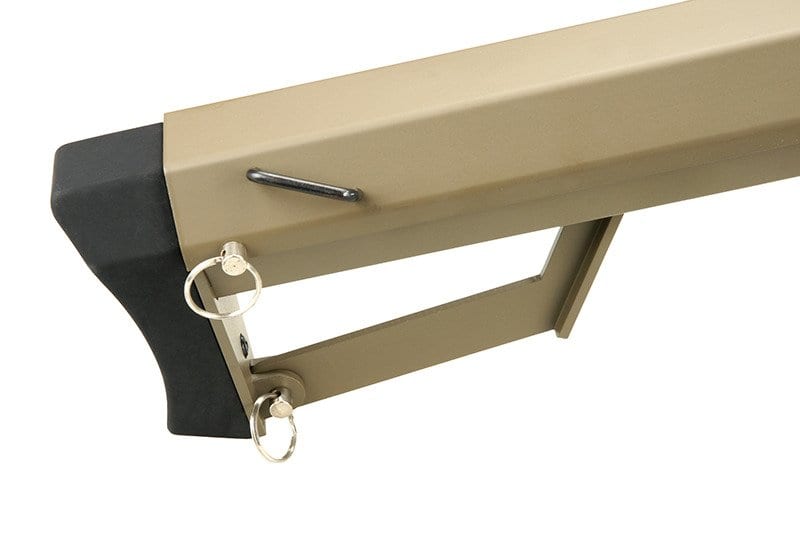 SW-02A BARRETT sniper rifle replica with scope and bipod - tan