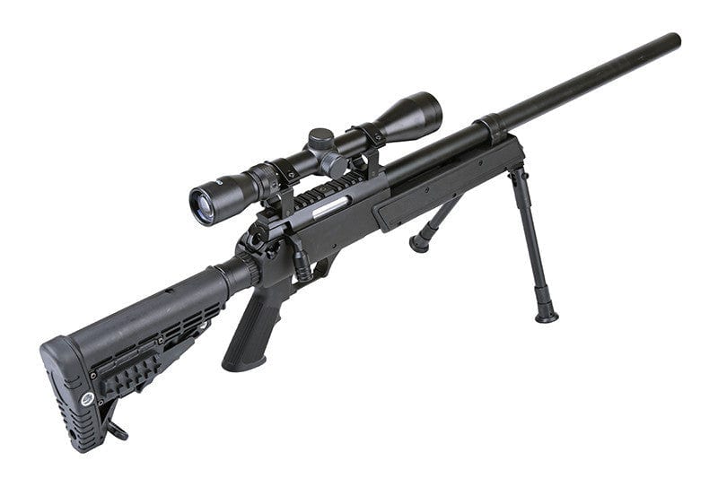 MB13D replica sniper rifle with scope and bipod