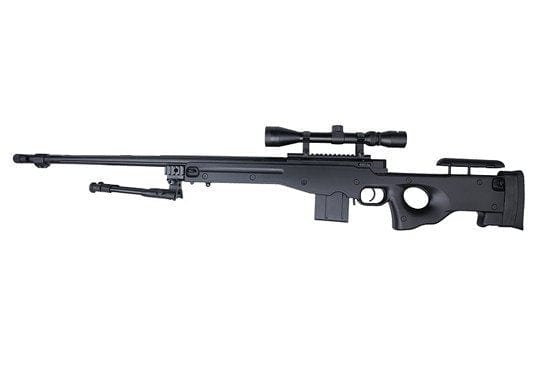 4402D  sniper rifle replica (with scope and bipod) - black